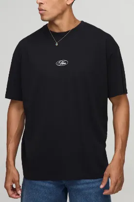 Picture of Black Oversized Homme Carnival T-Shirt